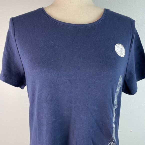 NWT Charter Club Perfectly Soft Pima Cotton T-Shirt Size L - Picture 2 of 6